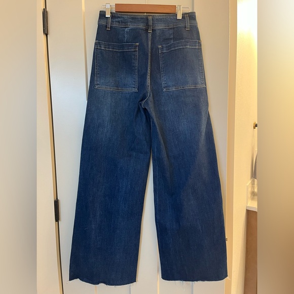 Oat New York Blue Wide Leg Jeans - Picture 2 of 4